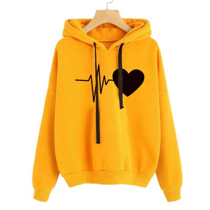 Heart Print Streetwear Hoodies Women Sweatshirt Spring Autumn Long SleExperience comfort and style with our Heart Print Streetwear Hoodies for women! The unique design is sure to turn heads, while the good quality material provides ultSweatshirtPlush Fashions ShopPlush Fashion Shop