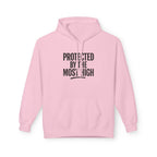 Wear Your Worship Psalm 91 hoodie featuring inspirational "Protected By The Most High" design on a comfortable pullover sweatshirt.