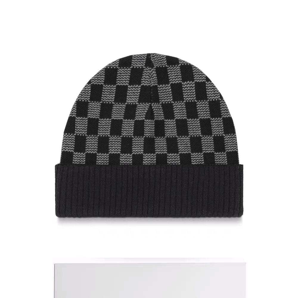 Chessboard Plaid Knitted Hat For WomenStay warm and stylish this winter with our Chessboard Plaid Knitted Hat for women! Made with high-quality cotton polyester using knitting technology, this dome-styleHatPlush Fashions ShopPlush Fashion Shop