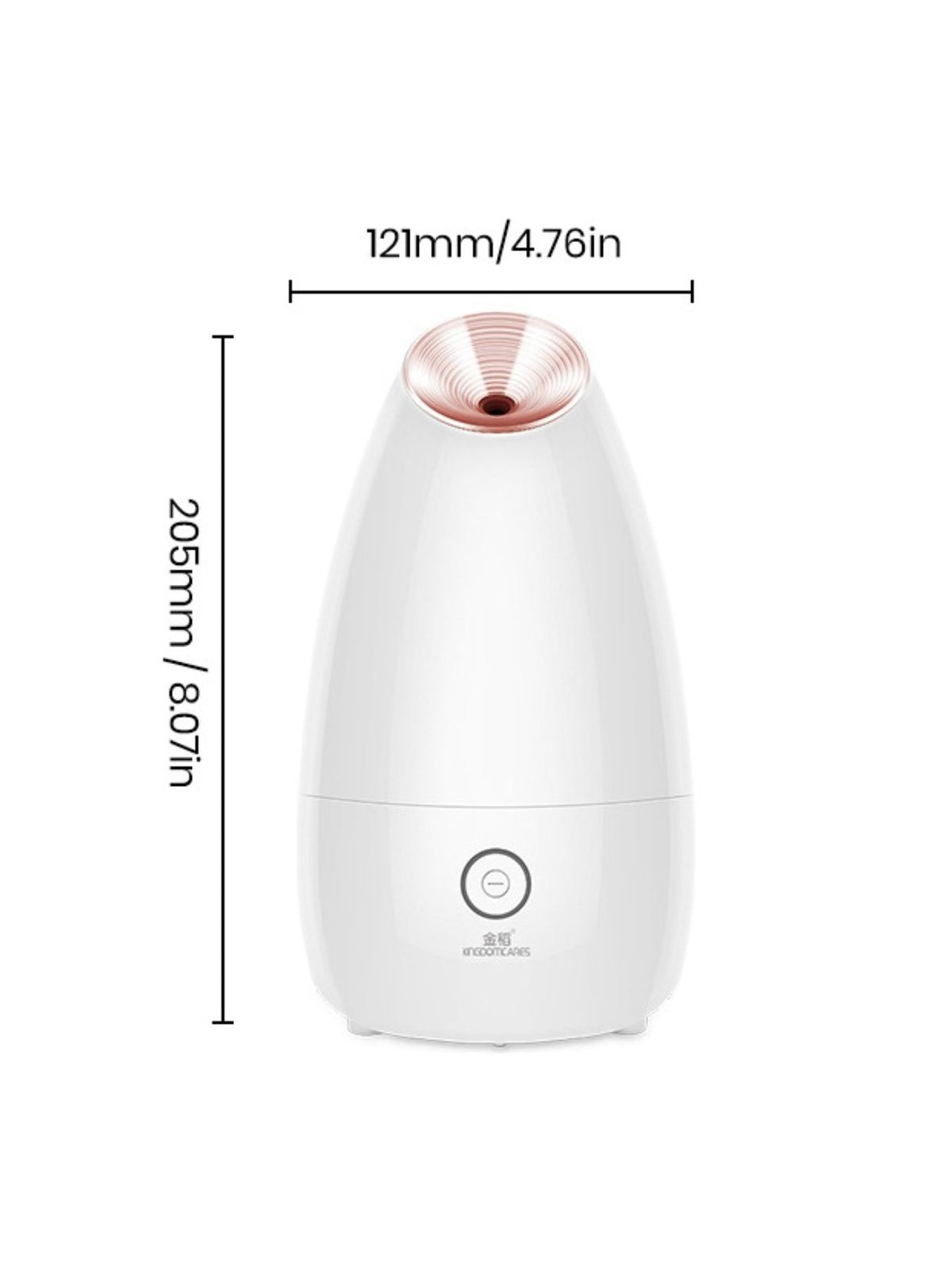Plush Fashion Hub professional automatic facial steamer for deep pore cleansing, showing the sleek device with steam output.