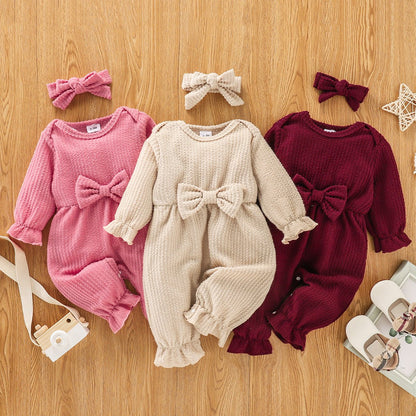 New Autumn Butterfly Long sleeve Infant romperIntroducing our New Autumn Butterfly Long sleeve Infant romper - the perfect blend of style and comfort for your little one! Made with soft and durable polyester fibInfant clothsPlush Fashions ShopPlush Fashion Shop