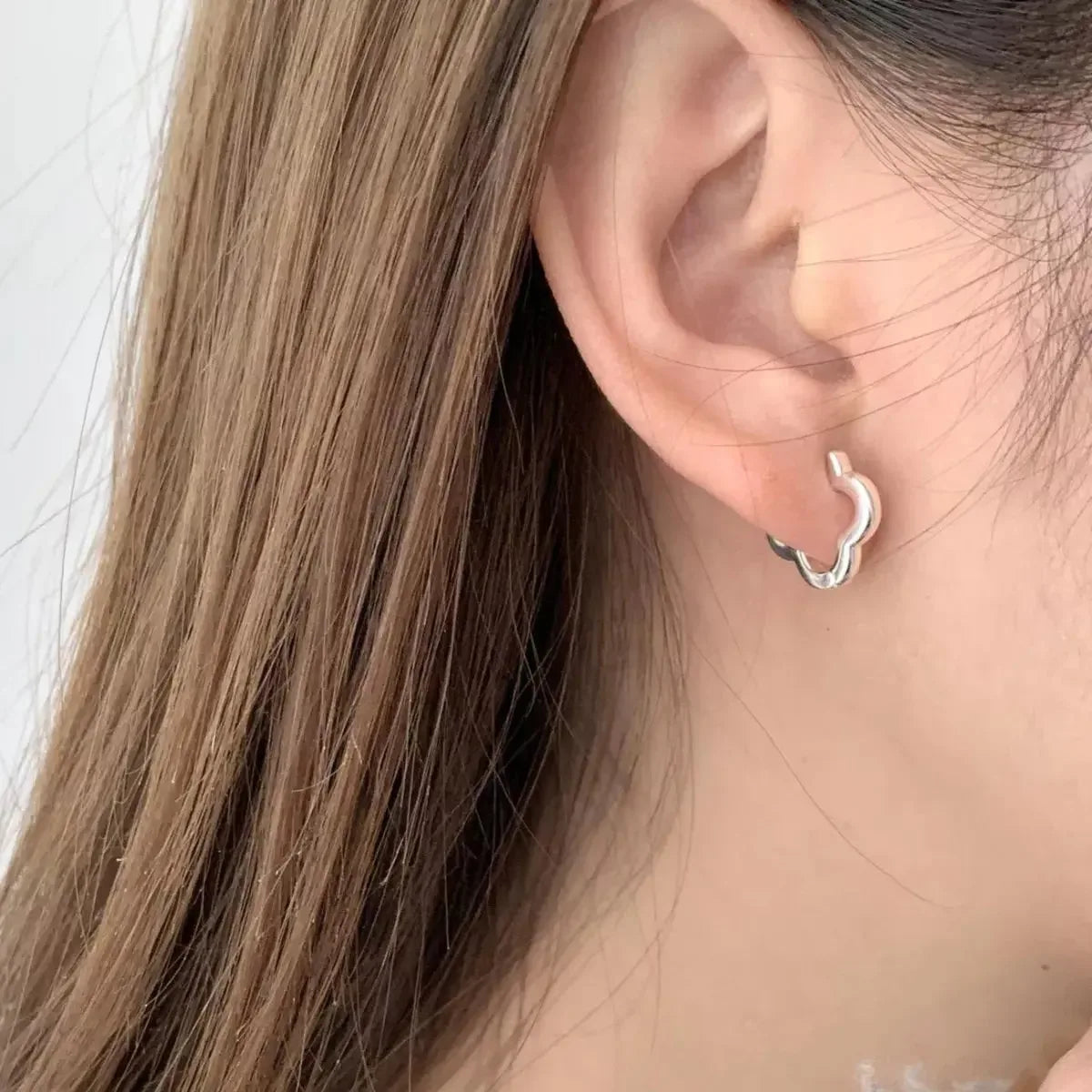 925 Sterling Silver Four Leaf Clover Earrings - Plush Fashion Hub