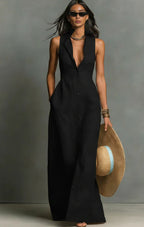 Women's casual polyester midi dress by FitiqueFit, featuring a comfortable, stylish design perfect for everyday wear.