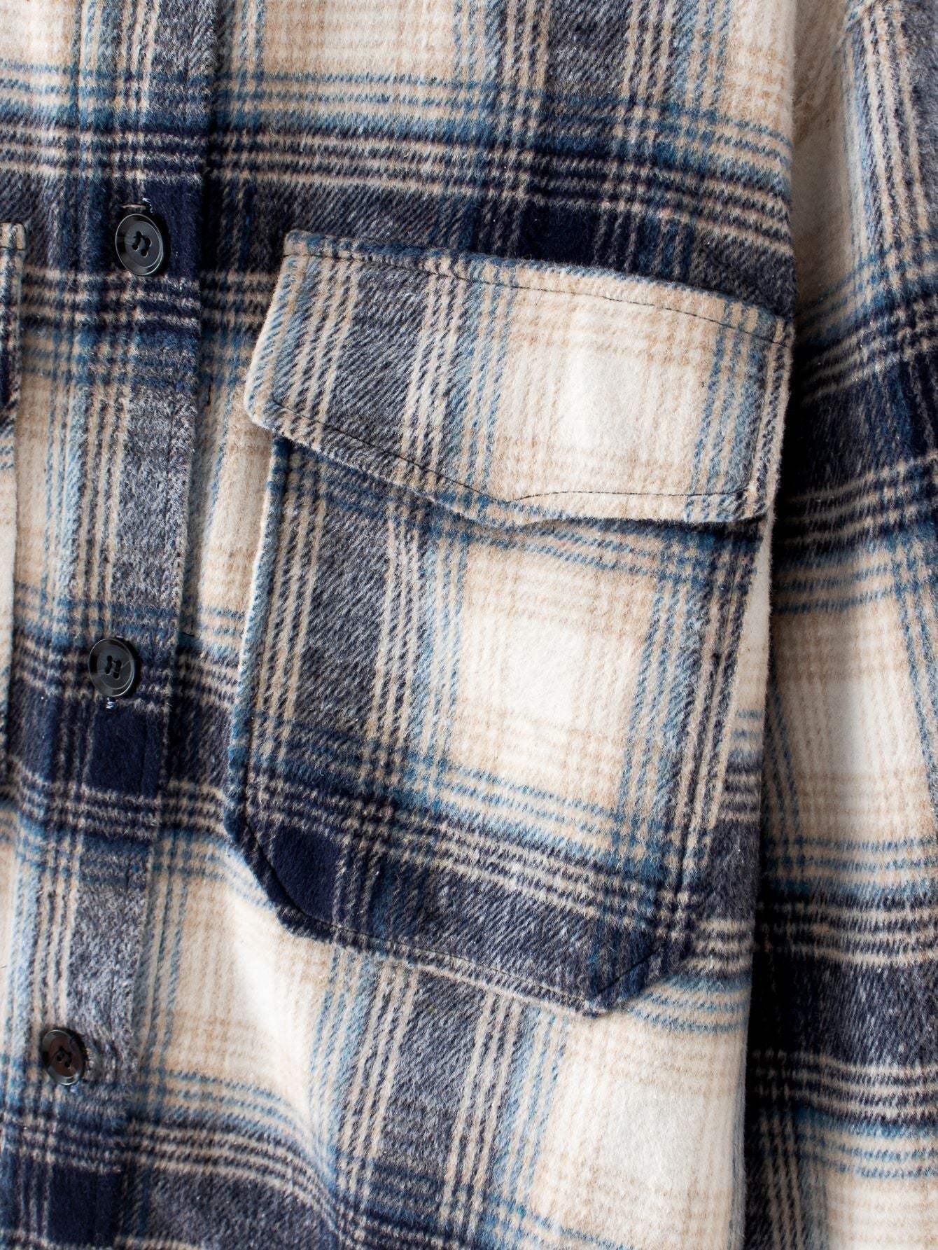 Brushed plaid coat women's clothingUpgrade your wardrobe with our Brushed Plaid Coat! Made with high-quality blended fabric, our coat features a classic grid pattern and a simple yet stylish design. SShirtPlush Fashions ShopPlush Fashion Shop