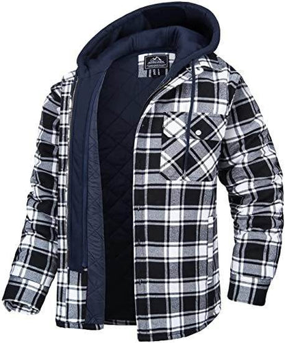 Men's Thick Padded Long Sleeves Loose PlaidStay stylish and cozy in our Men's Thick Padded Long Sleeves Loose Plaid cardigan! The loose fit and single-breasted placket provide ultimate comfort. Made with 100%Men's jacketPlush Fashions ShopPlush Fashion Shop