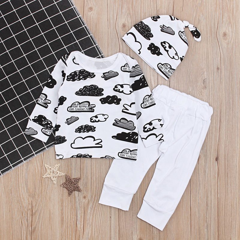 Three-piece children's clothing - Plush Fashion Shop #