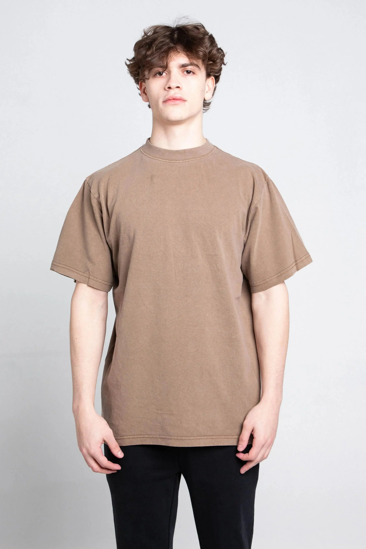 Pastel heavy cotton T-shirt by Plush Fashion Hub, soft and comfortable tops in size 250GM with a relaxed fit and stylish design.