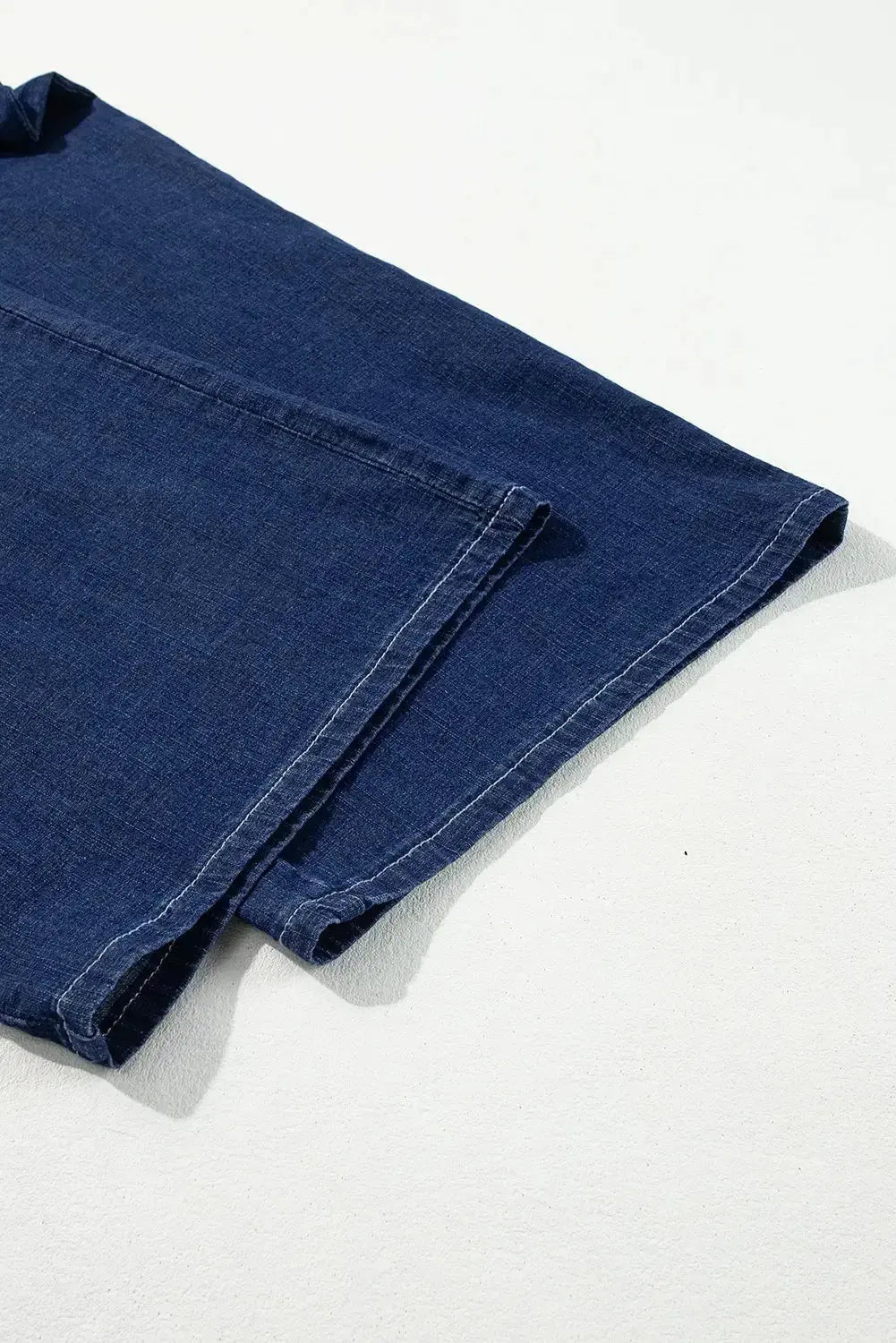 Light blue Analeia wide-leg casual plus jeans by Threaded Pear featuring a relaxed fit and classic denim design.