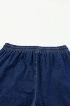 Analeia wide-leg casual plus jeans by Threaded Pear, featuring a relaxed fit and stylish silhouette.