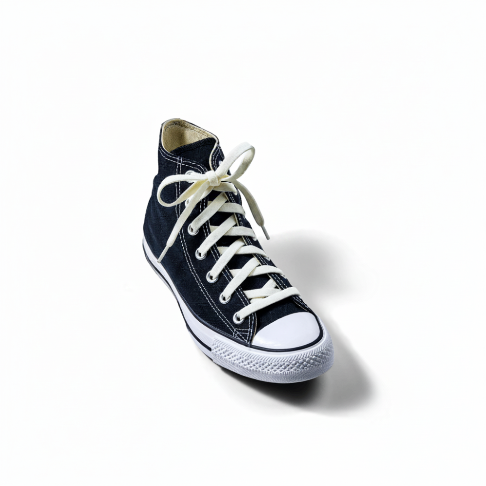 Elastic shoelaces from Bread Luxe Creme line, shown in black with a smooth, stretchy texture for comfortable fit
