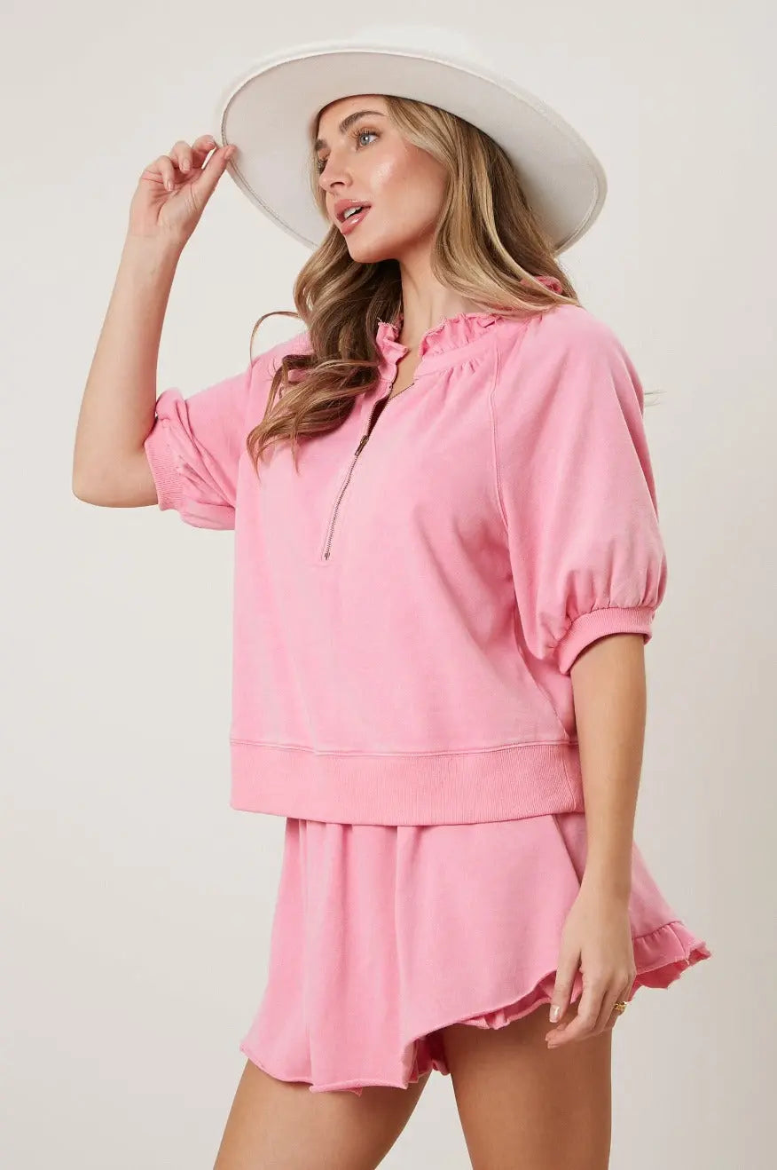 Baby Pink Bermuda Yacht Set Pretty Little Patriot