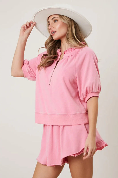 Baby Pink Bermuda Yacht Set Pretty Little Patriot