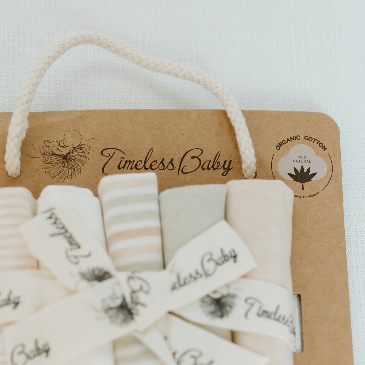 Baby Washcloths Timeless Organics Skin Care