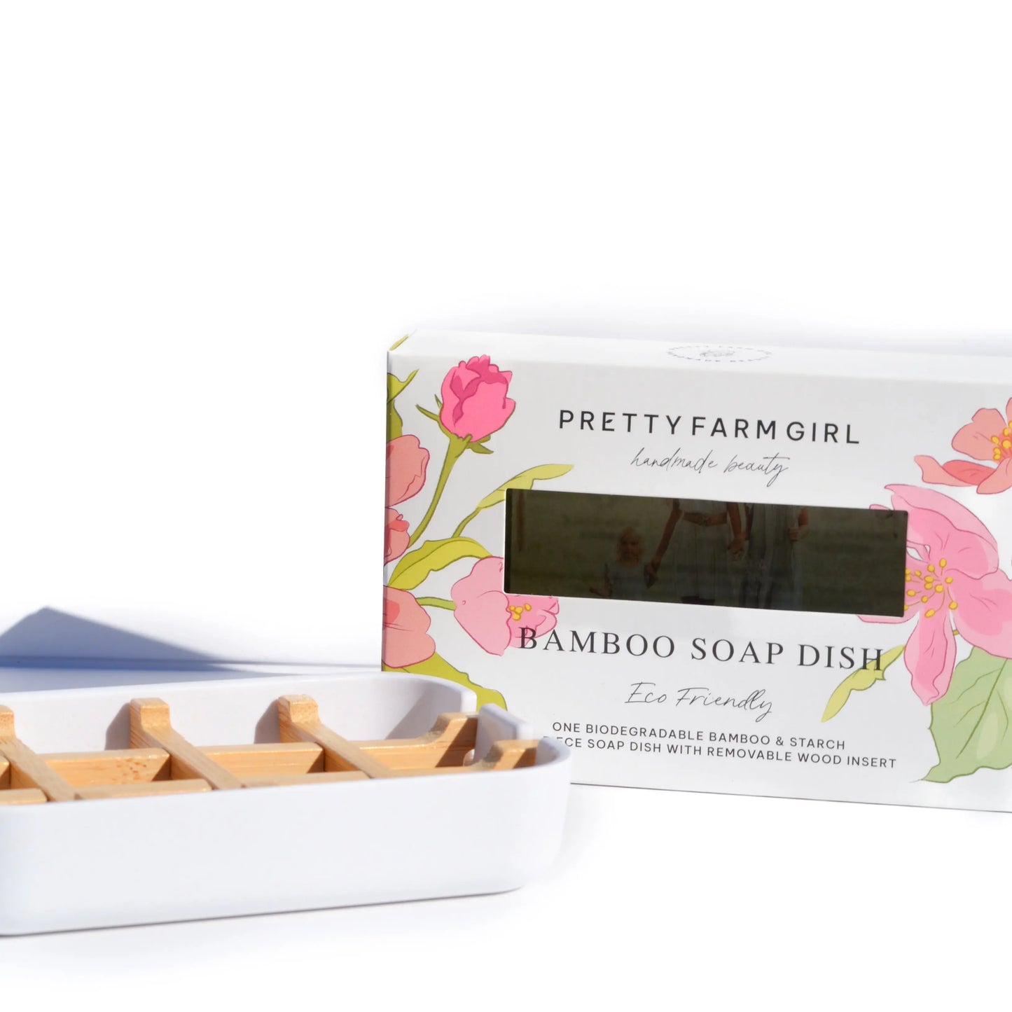 Bamboo Soap Dish Pretty farm girl