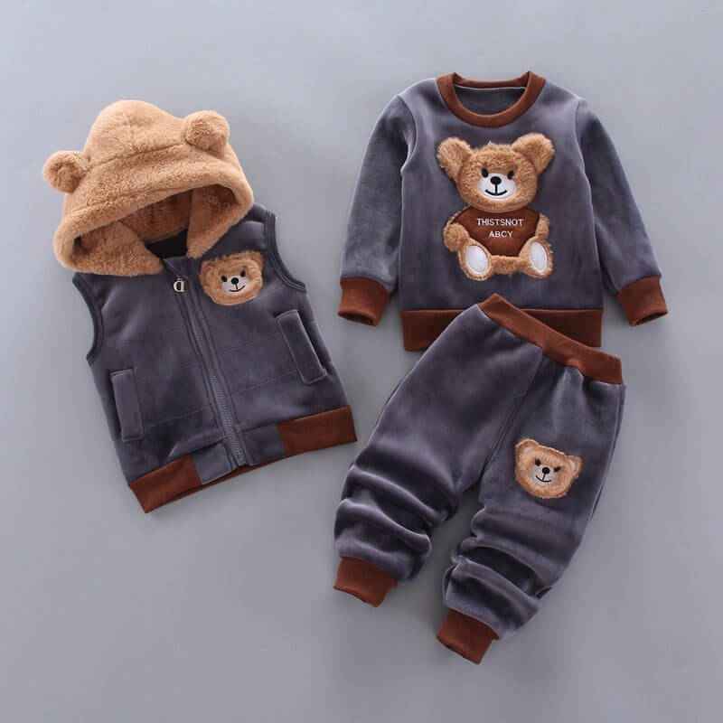 Boys And Girls Fashion Casual Three Pieces Set