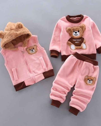 Boys And Girls Fashion Casual Three Pieces Set - Plush Fashion Shop #