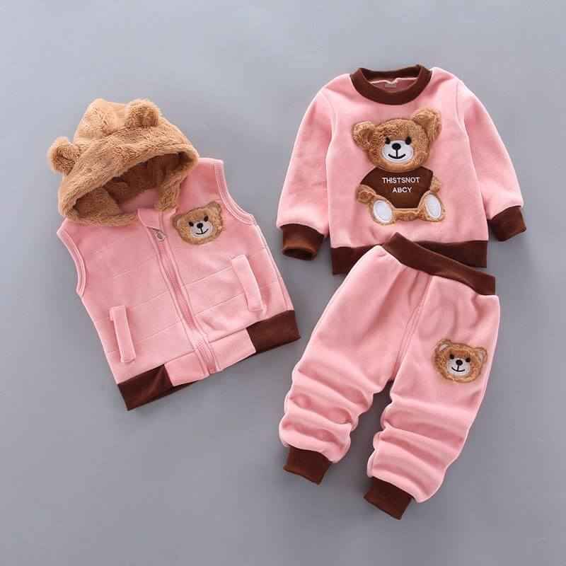 Boys And Girls Fashion Casual Three Pieces Set