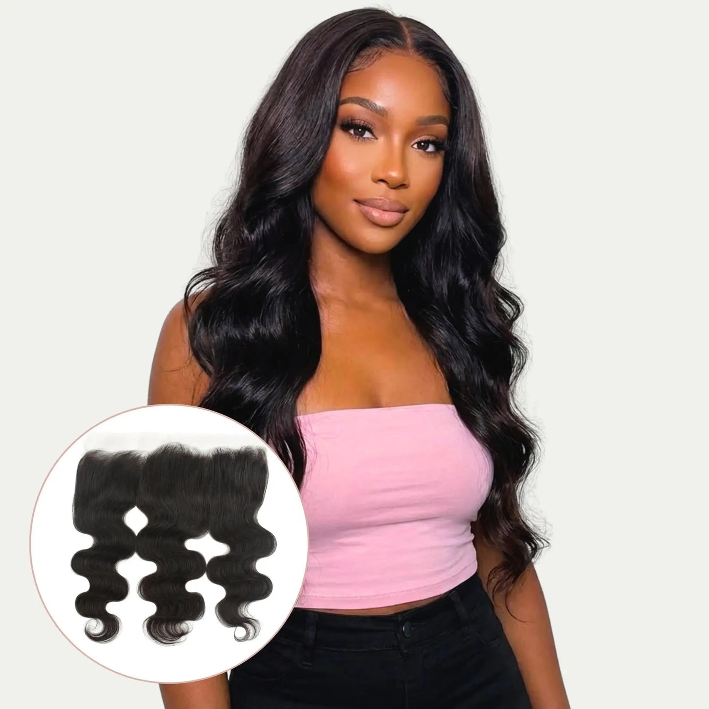 Brazilian Body Wave 13x4 HD Lace Human Hair Frontal Private Label