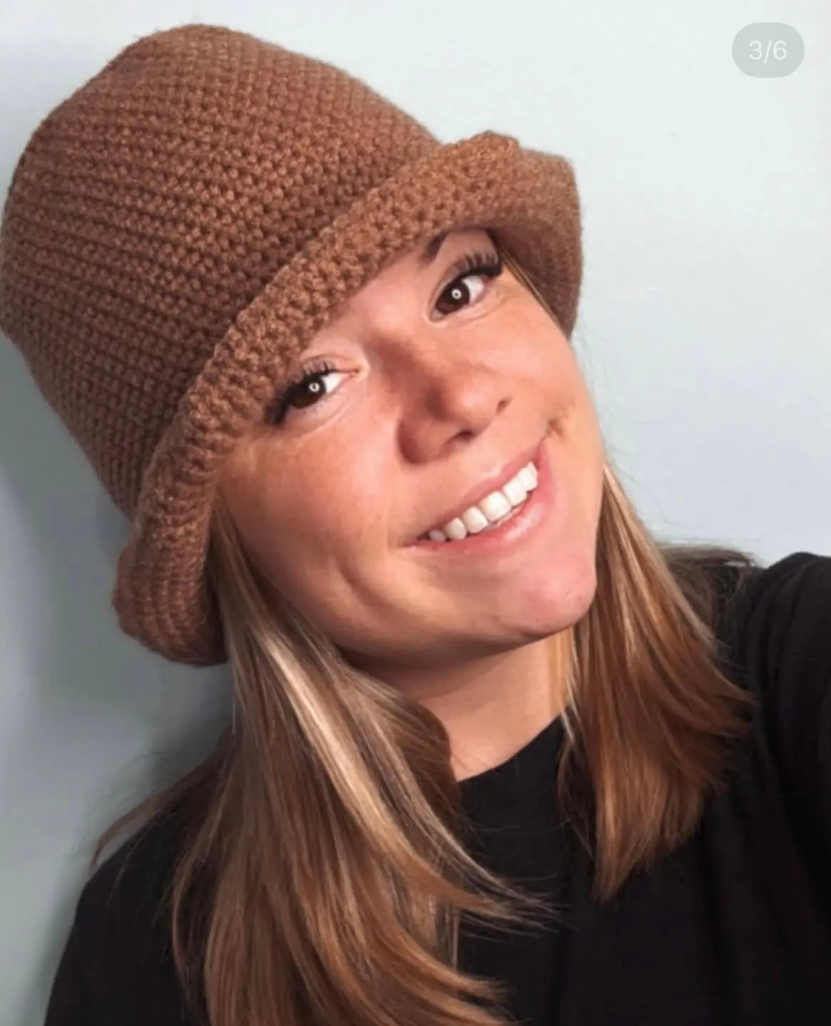 Brown Bucket Hat Tight Knit Sisters