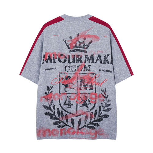 Men's Floral Print Casual Short Sleeve Cotton Blend Shirt