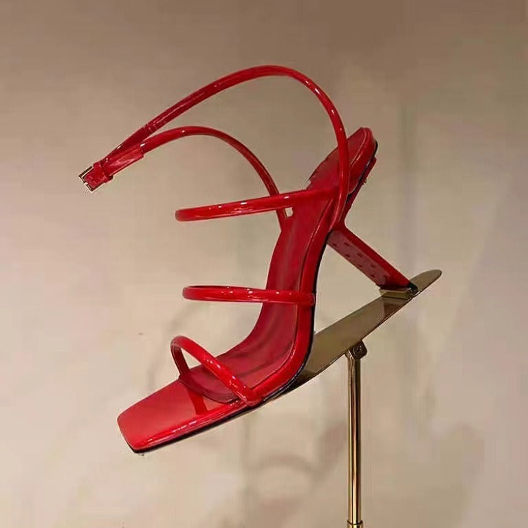 Elegant Platform Buckle Sandals