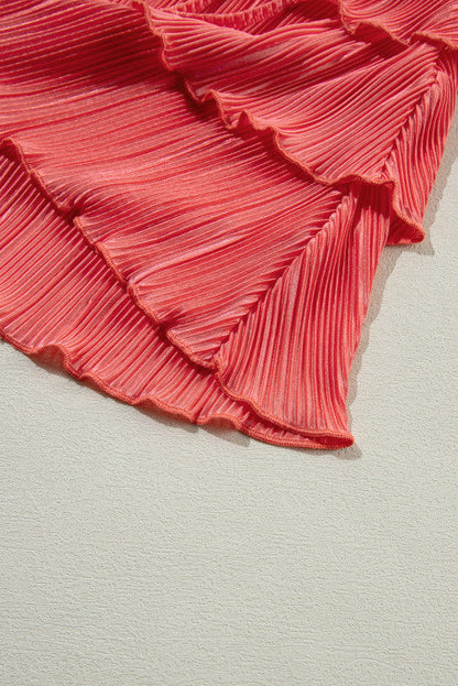 Coral Orange Ruffle Set Pretty Little Patriot