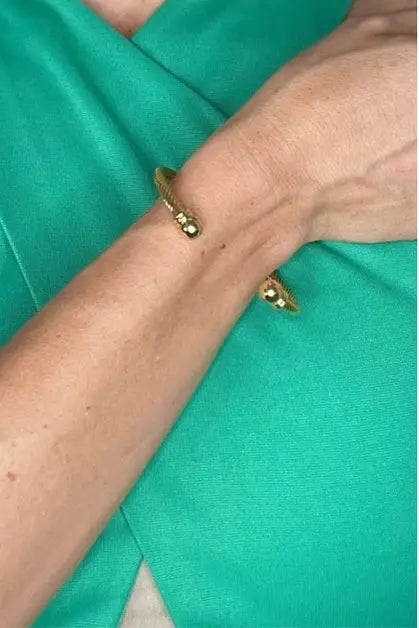 Cable Cuff Bracelet -clearance Pretty Little Patriot