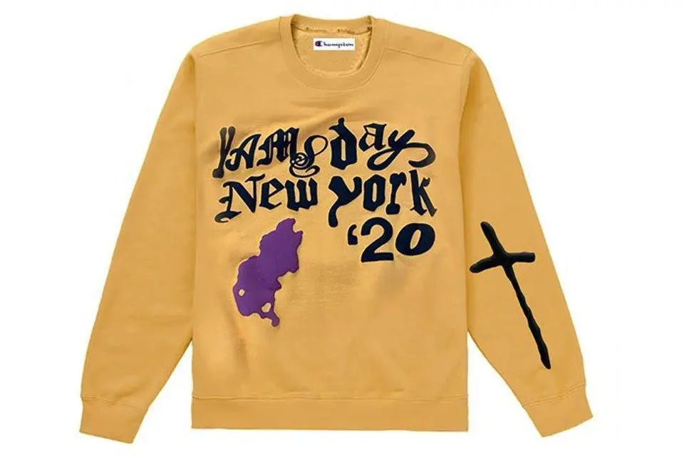 Cactus Plant Flea Market Yams Day In Loving Memory L/S Tee Yellow Supra Sneakers