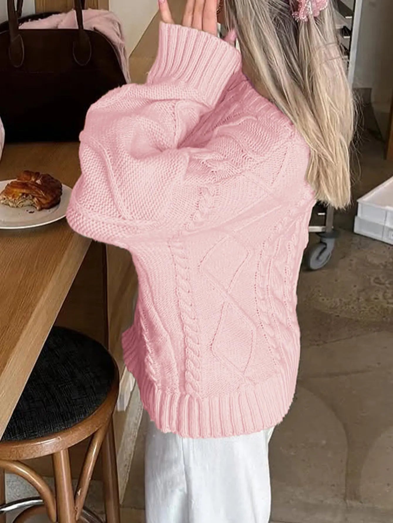 Casual Simple Wool Long Sleeve Sweaters Women Clothing Autumn Winter Bella Mia 107.98