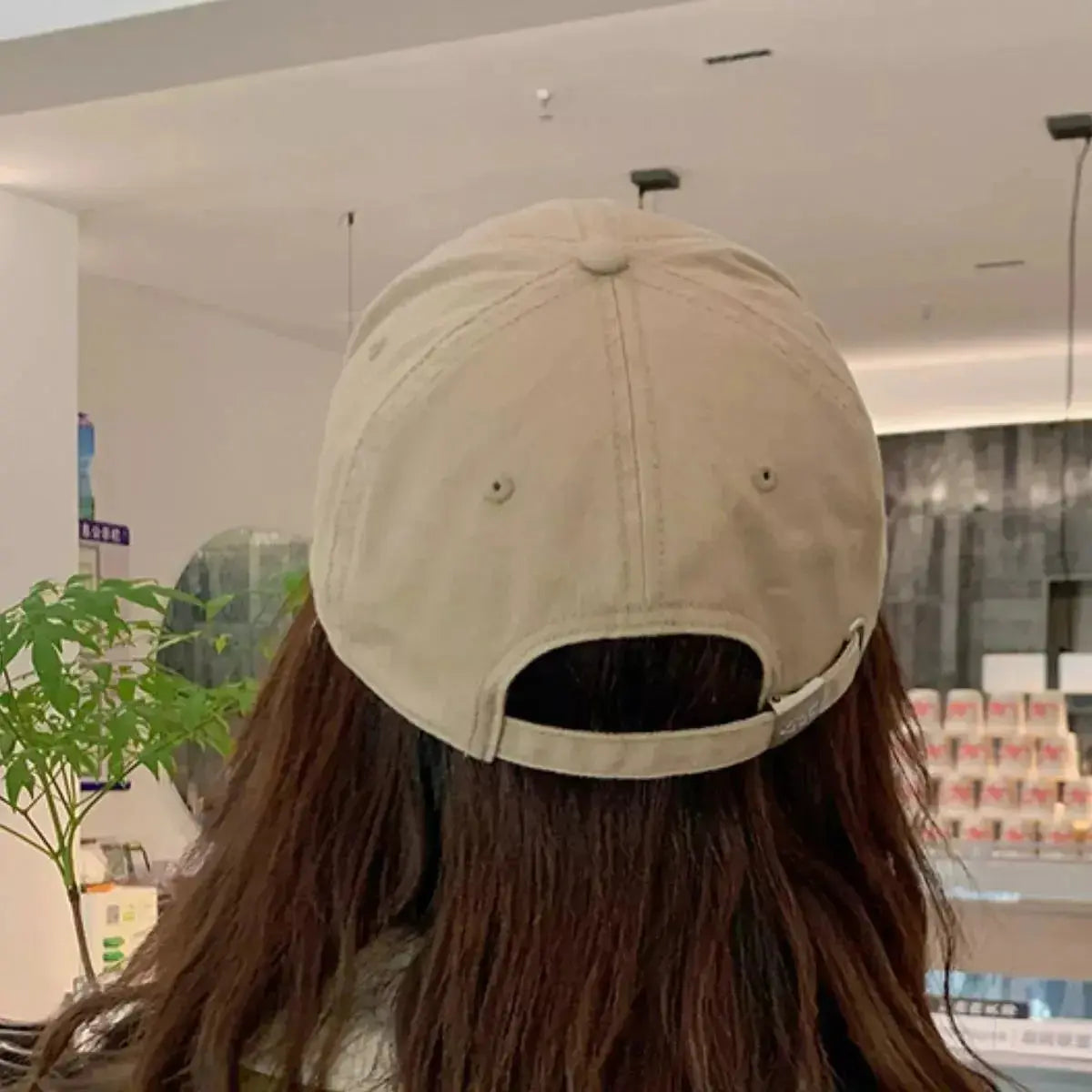 Clover embroidered 100% cotton baseball cap by Plush Fashion Hub, breathable casual hat with adjustable fit and stylish design.