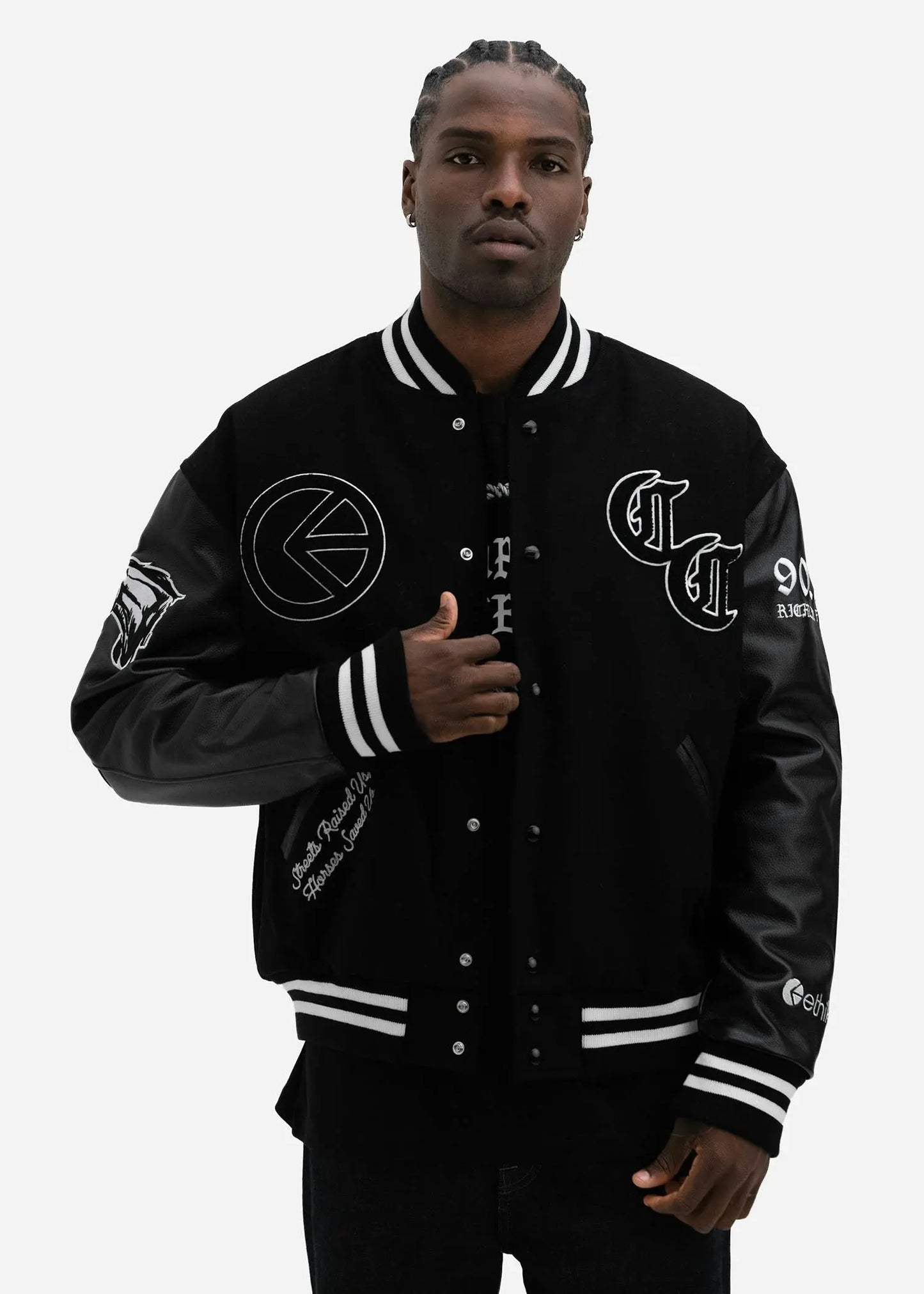 Compton Cowboys - Cc Gang | Varsity Jacket Plush Fashion Hub