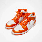 Coral orange elastic shoelace by Bread, stretchy and durable for comfortable footwear.