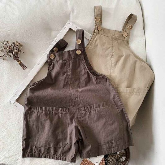 Cotton Breathable Thin Section Boys And Girls Overalls