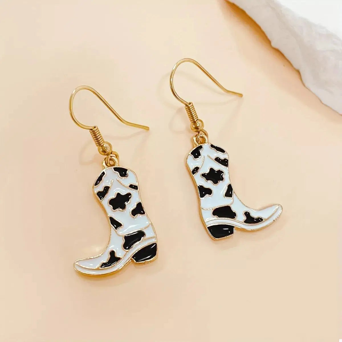 Cowgirl Boot Dangle Earrings - Plush Fashion Hub