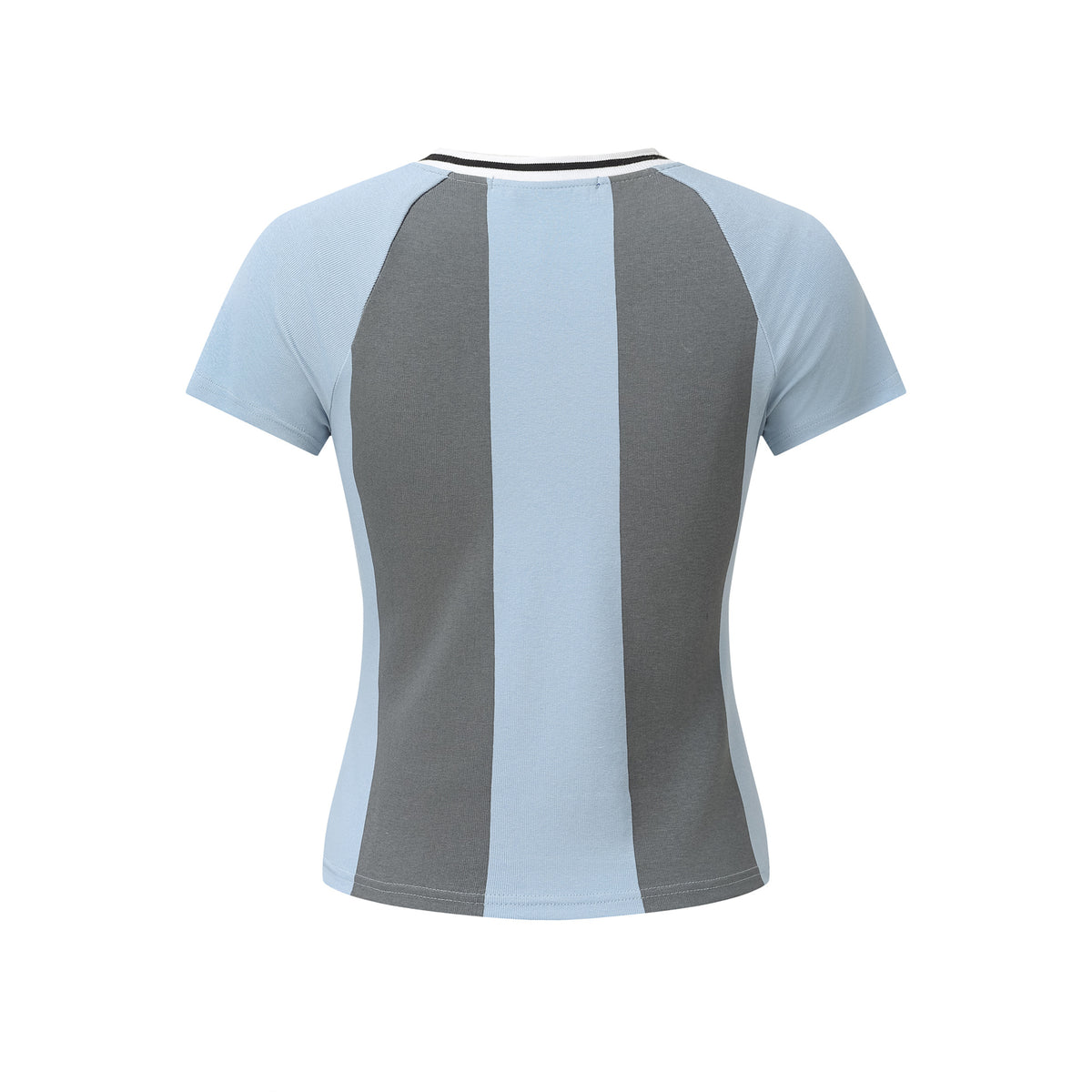 Casual loose fit round neck T-shirt by Plush Fashion Hub with letter print and short sleeves, ideal for everyday wear