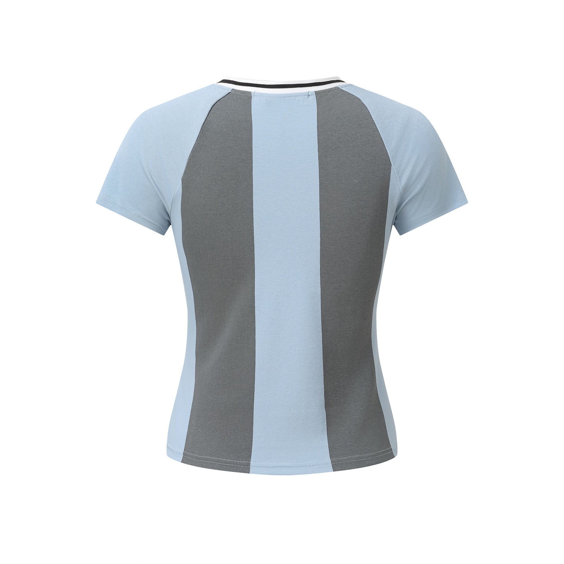 Casual Loose Fit Round Neck Letter Print Short Sleeve T-Shirt