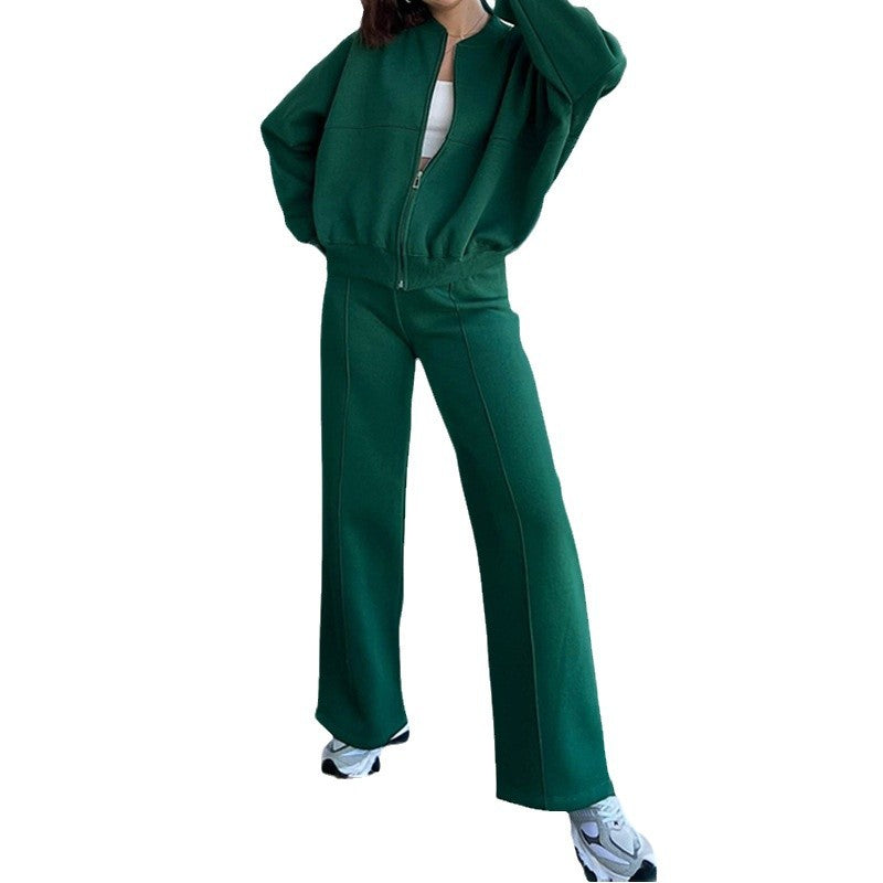Soft plush lounge pants with a relaxed fit and tie-waist design from Plush Fashion Hub, shown on a model.