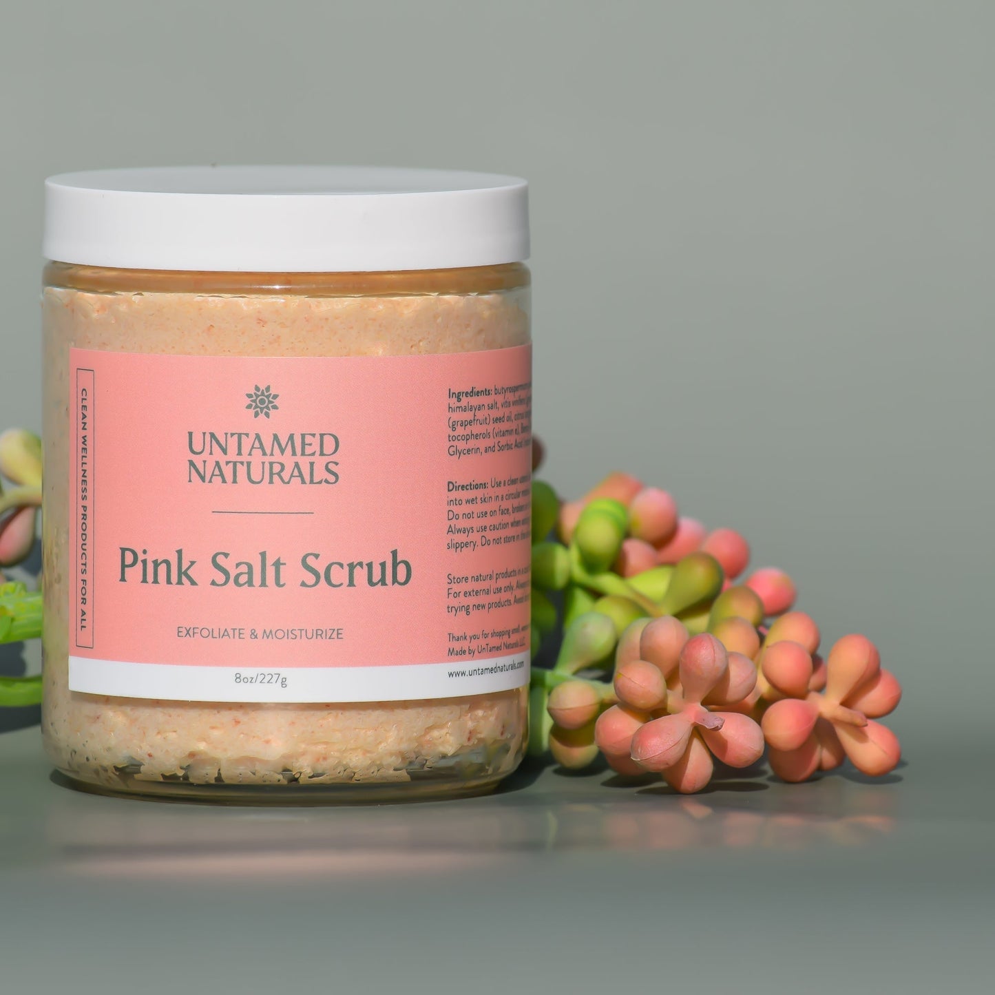 Pink Himalayan Salt Scrub UnTamed Naturals