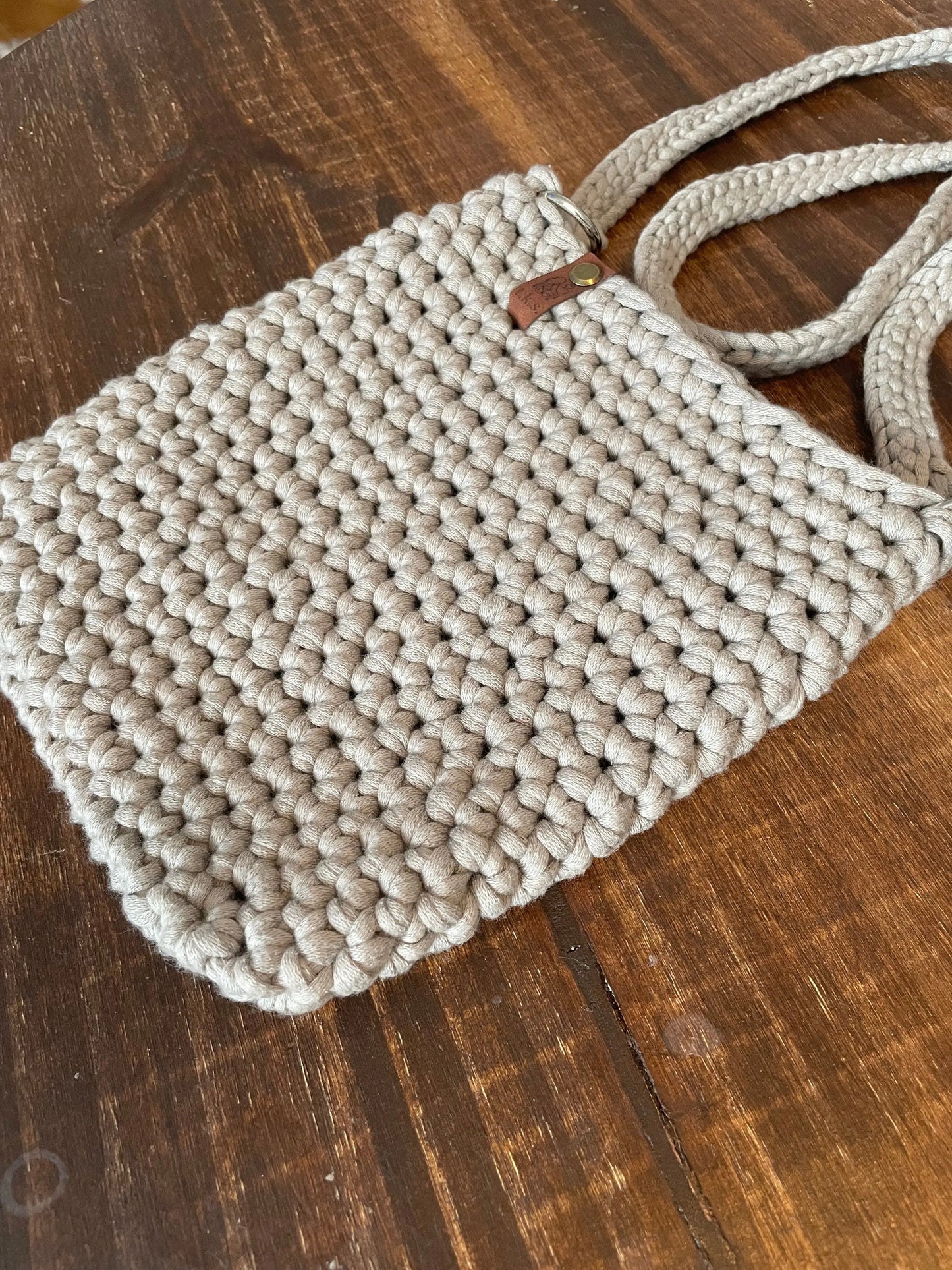 Dark Grey Cross body Bag Tight Knit Sisters