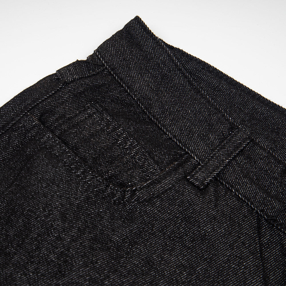 Loose wide-leg cropped pants by Plush Fashion Hub featuring western-inspired design and relaxed fit, shown in natural fabric.