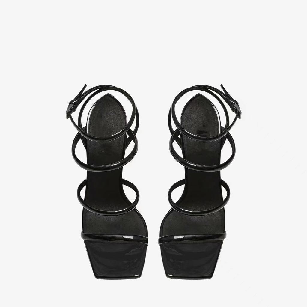 Elegant Platform Buckle Sandals