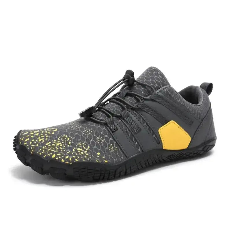 Breathable mesh athletic sneakers for women with elastic lock laces by Plush Fashion Hub, designed for comfort and style.