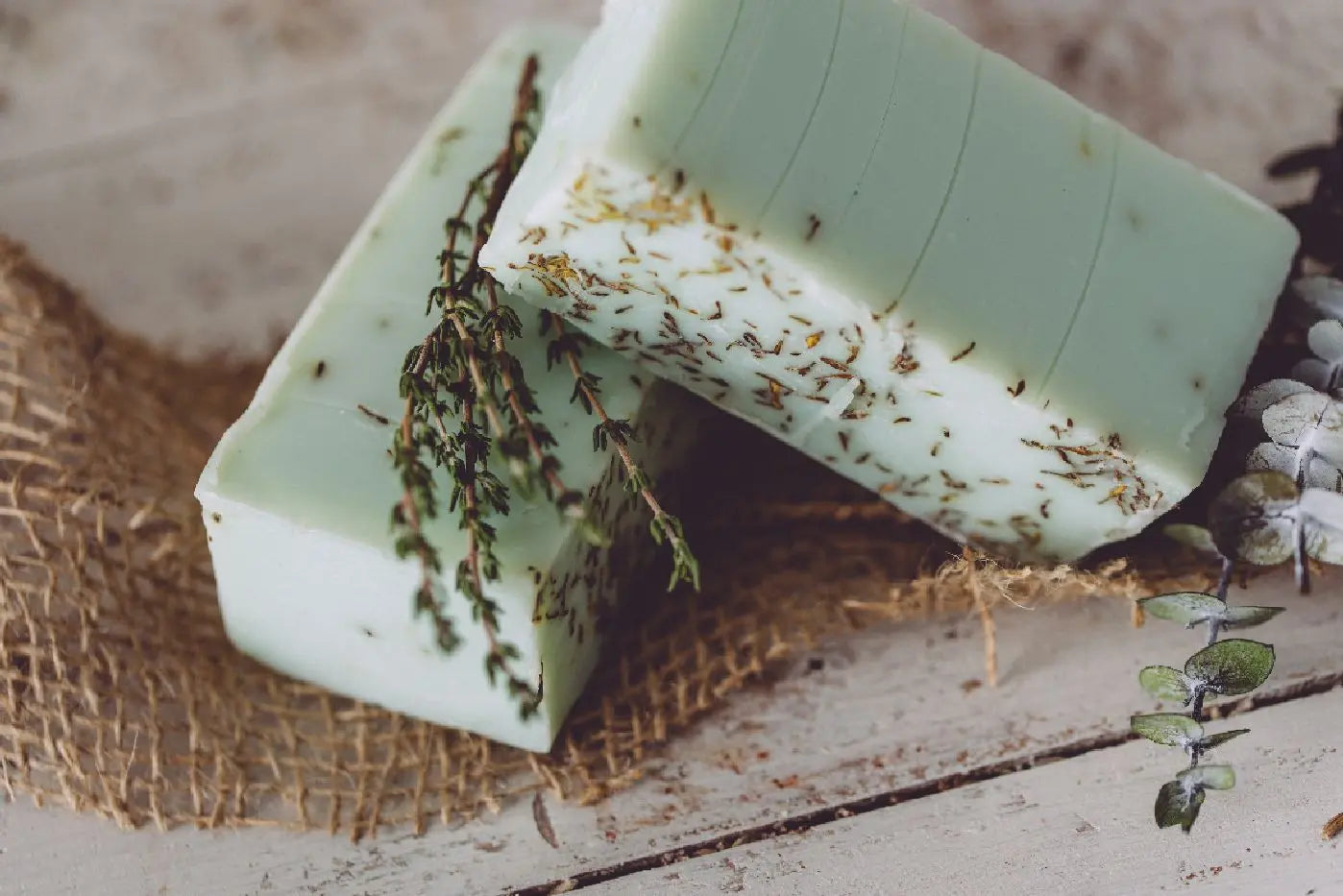Eucalyptus Thyme Handmade Organic Soap OyeraCharisma