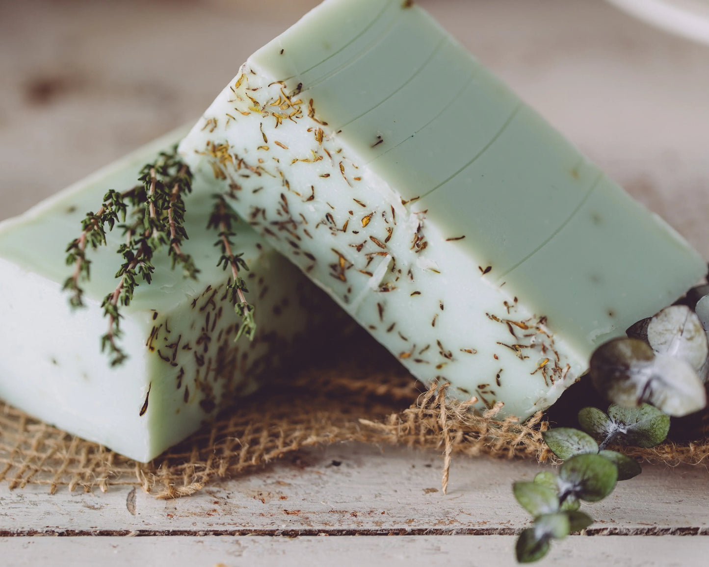 Eucalyptus Thyme Handmade Organic Soap - Plush Fashion Hub