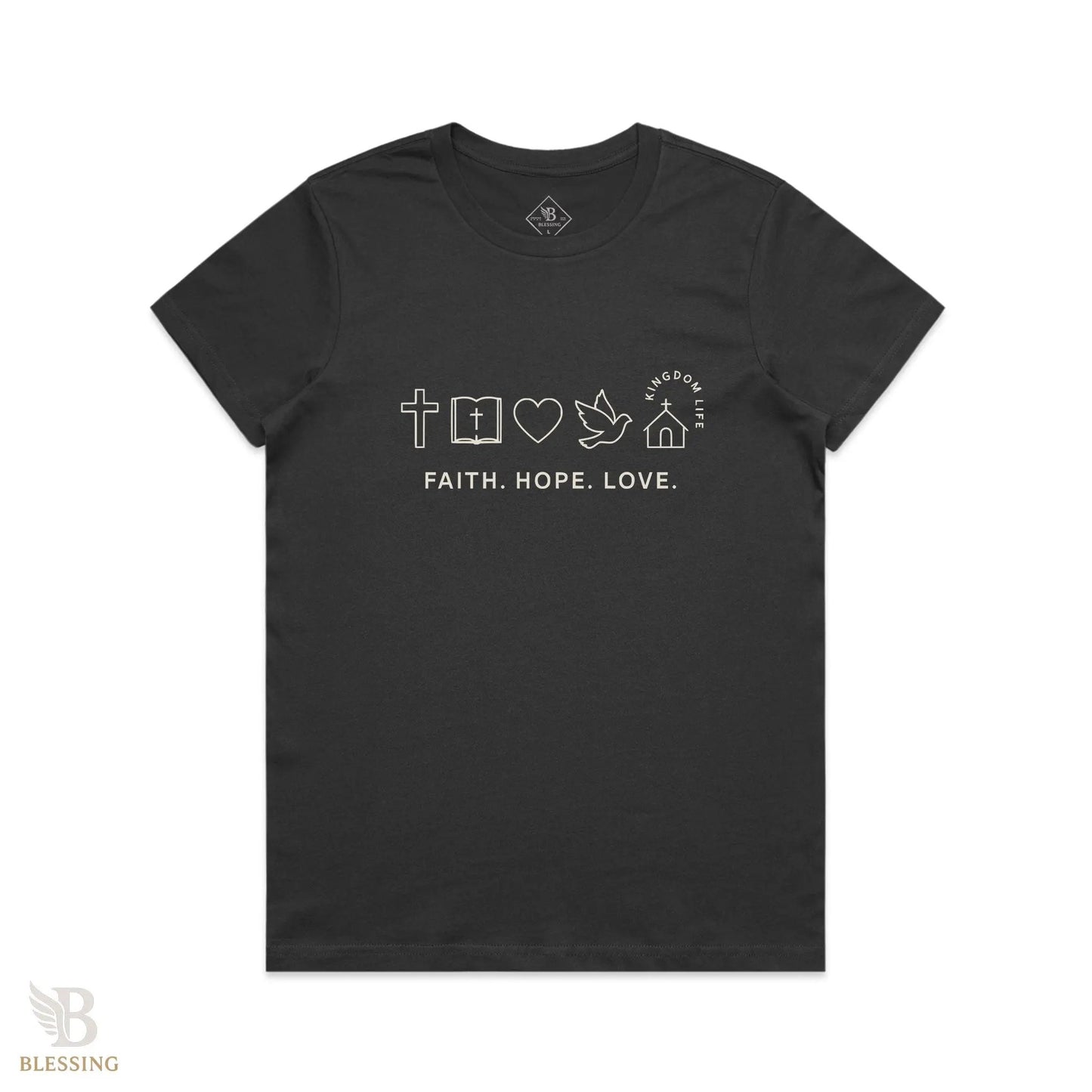 Faith. Hope. Love Tee Blessing Clothing