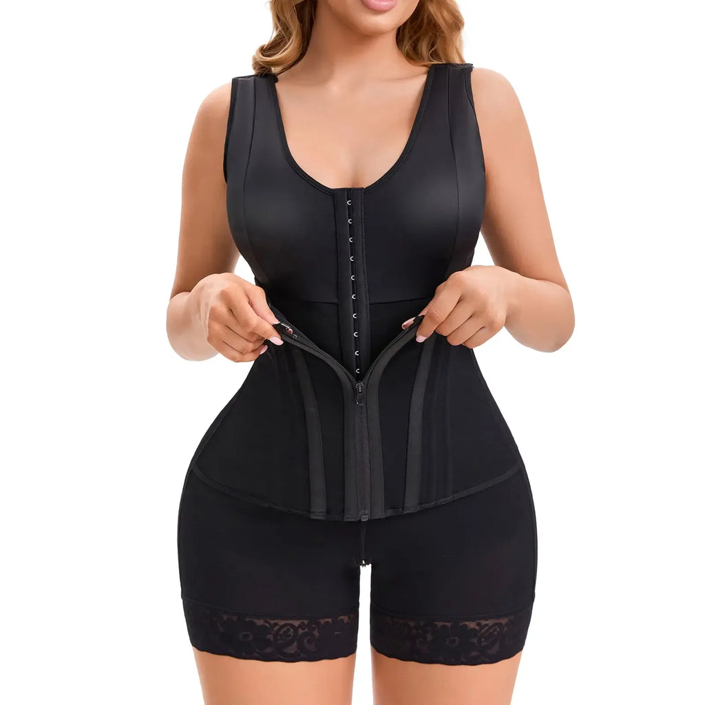 Overbust Colombian shapewear bodysuit by Plush Fashion Hub, featuring tummy control and sculpting design for women.
