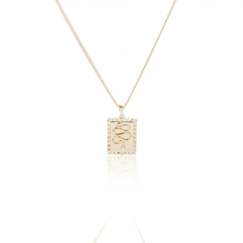 Fashion snake pendant necklace for female Plush Fashion Hub