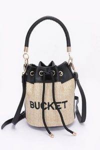 Faux Straw Bucket Bag OyeraCharisma