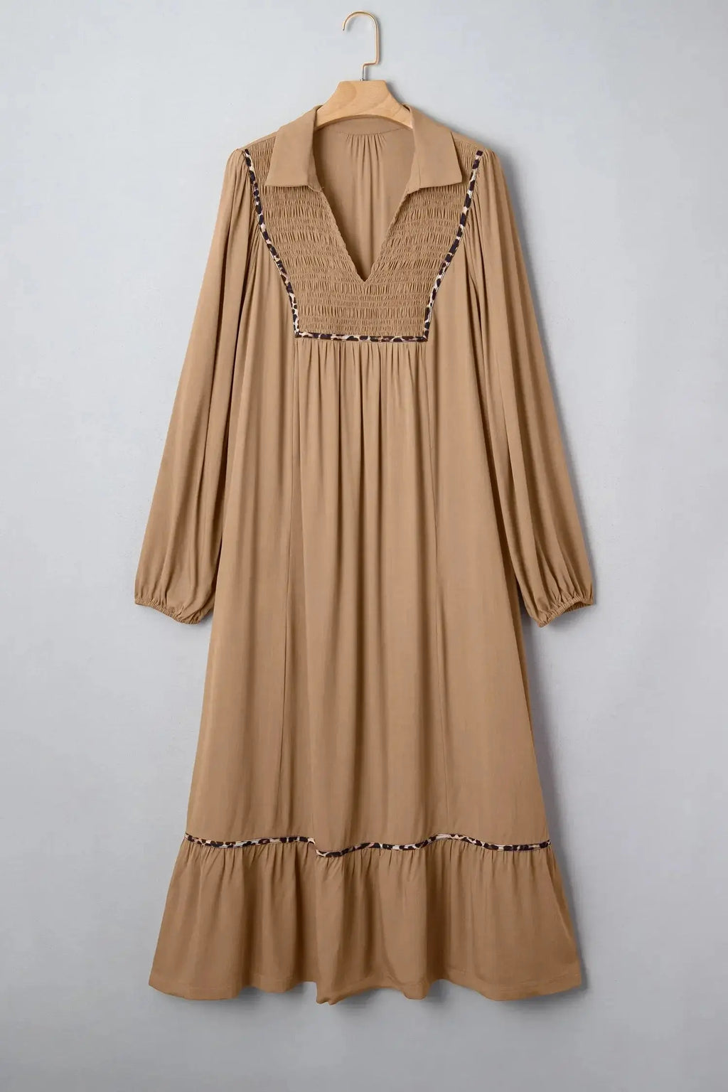 Long plus size Frankie accent bracelet maxi dress by Threaded Pear, featuring elegant design and comfortable fit.