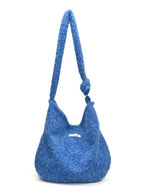 Fuzzy solid color crossbody bag by Plush Fashion Hub with plush texture and sleek design, ideal for casual and stylish looks.